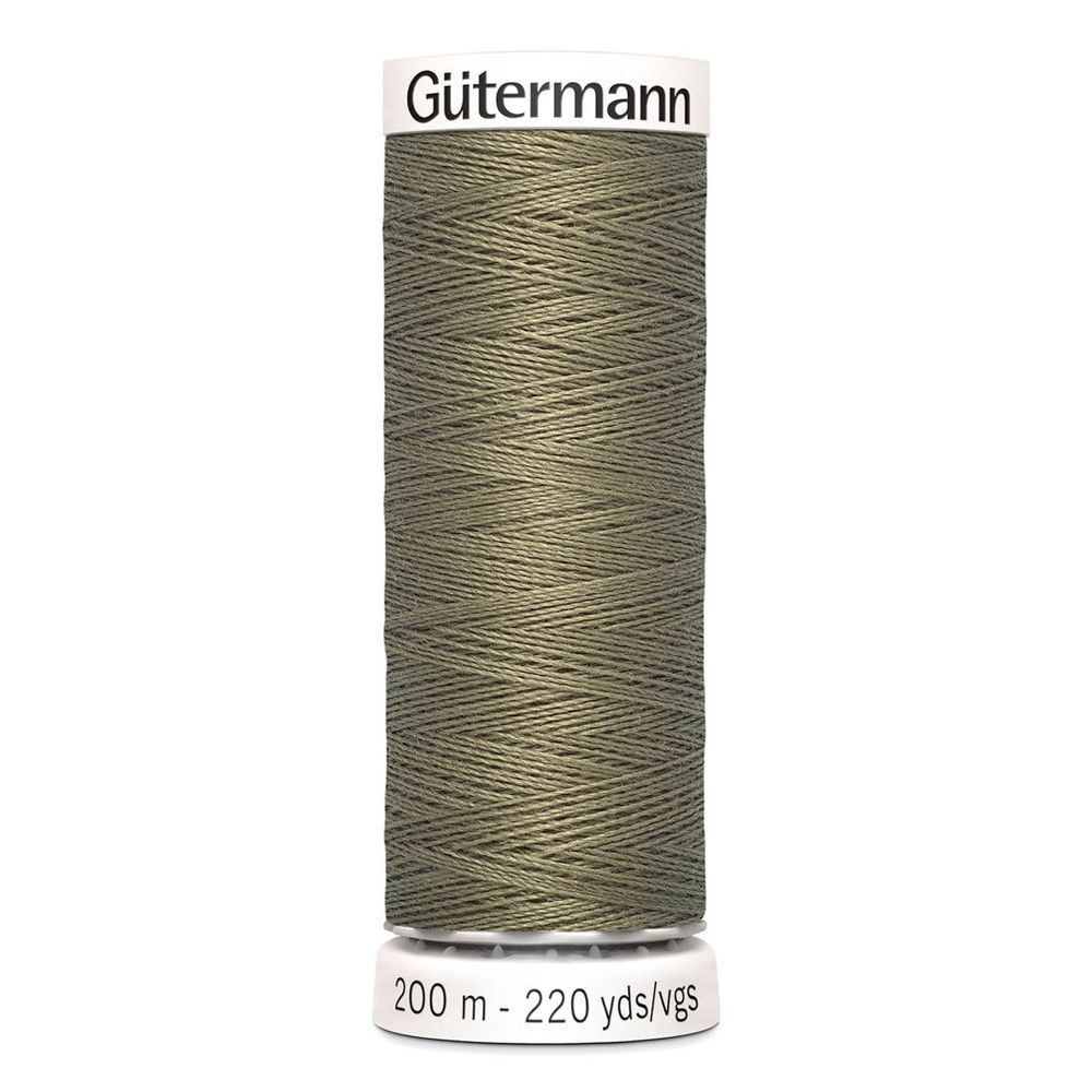 Нитки универсальные Gutermann Sew-all 100 (200 метров), 5 кат. | 264 св.оливково-серый