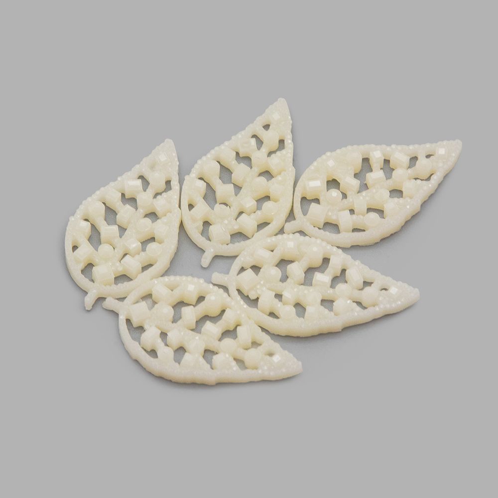 Украшение 18х36 (белый), CON2511, 5 шт