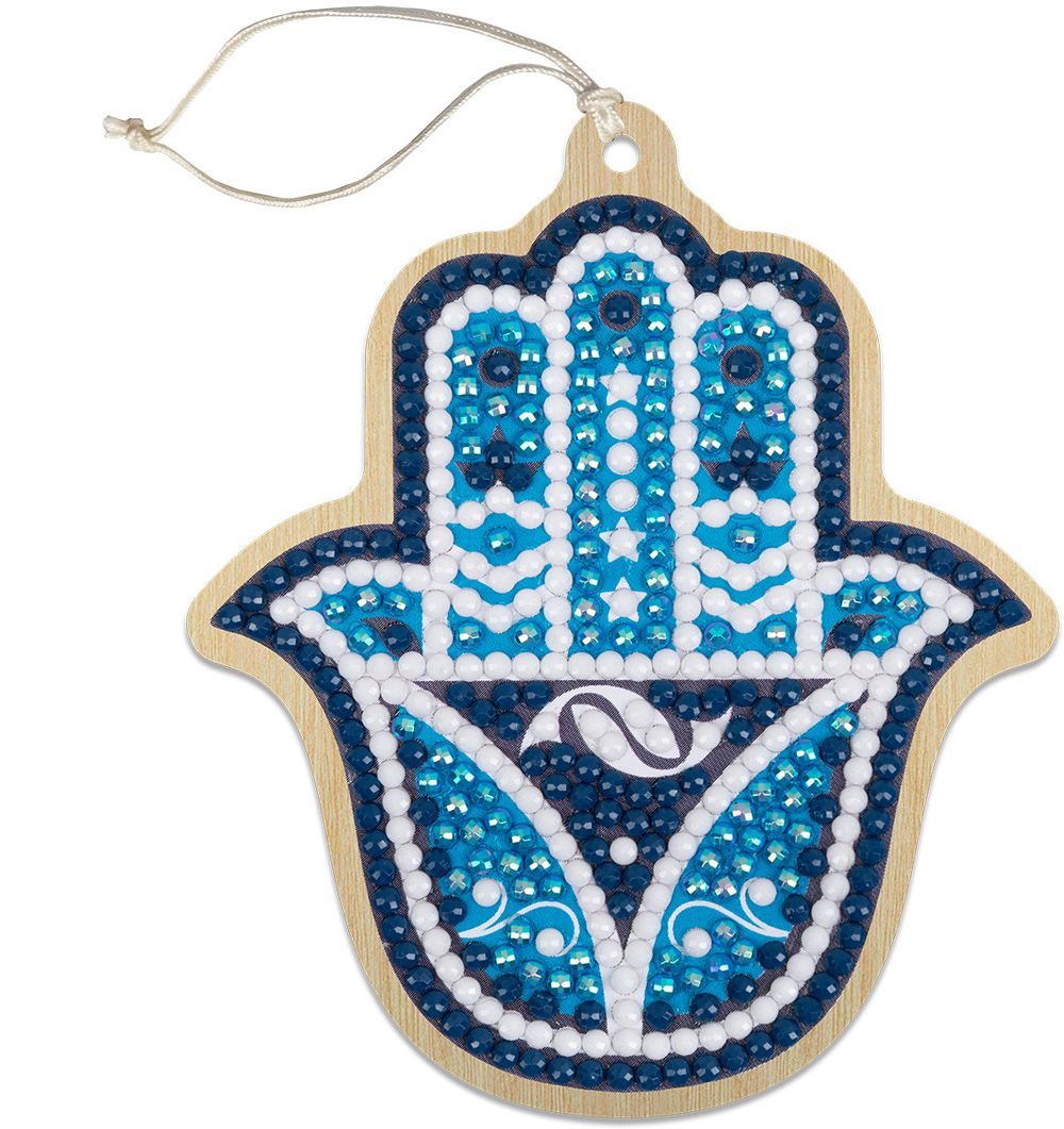 Алмазная (кристальная) мозаика Фрея, подвеска Рука Бога, 8.5х9.5 см