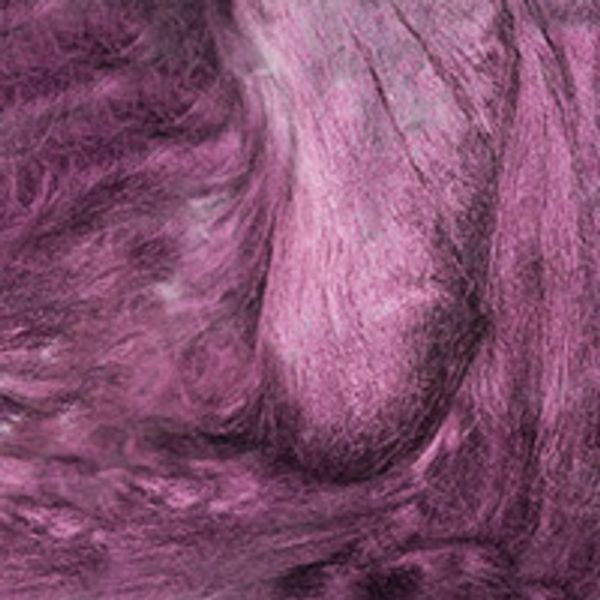 Шерсть для валяния вискоза 1х25 г, (19-20 мкр), 1592 ежевика, Gamma FV-025