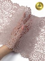 Кружево бельевое эластичное 205 мм / 3 м, YSTL00839 цв.06 капучино, Kruzhevo
