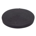 Тесьма (лента) киперная п/э+виск. 22 мм / 50 метров, 07-1019 (10 черный)