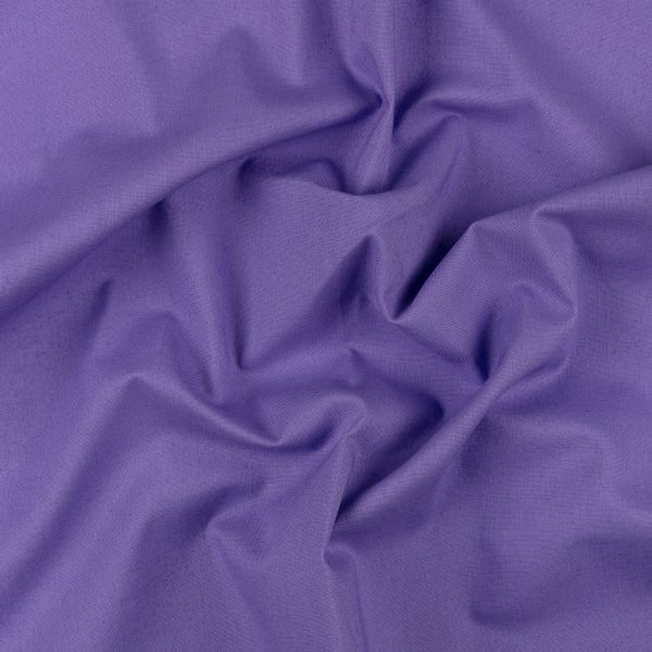 Хлопчатобумажная ткань 140 г/м², отрез 50х55 см, сиреневый, Gamma