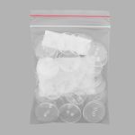 Пуговицы на 2 прокола супатная 36L (23мм), пластик (clear (прозрачный)), 36 шт