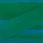Лента (тесьма) шелковая 13.0 мм / 9.1±0.5 метров, M110 бирюзовый/зеленый, Gamma SRM-13