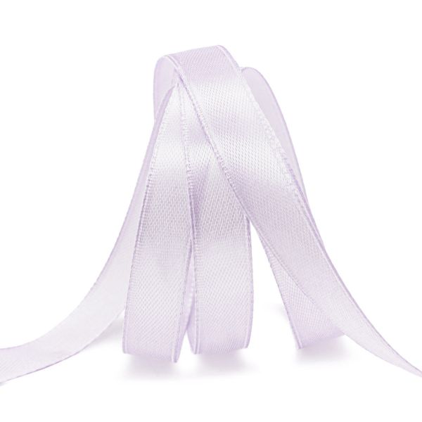 Лента атласная 1-сторонняя 12.0 мм / 22.86±1 метров, 163 бледно-лиловый, Globus