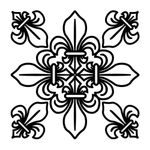 Текстурный лист Craft&Clay TSN, 31 элемент Флер-де-лис