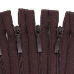 Молния спираль (витая) Arta Т5 (5 мм) 1 зам., разъем., 40 см, цв. 141 т.коричневый, уп.5 шт