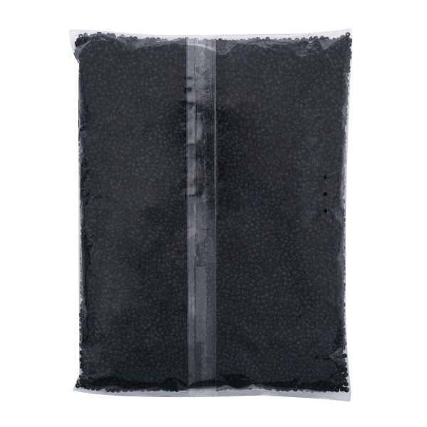 Бисер Astra&Craft 11/0 (2.1 мм), 500 г, цв. M49 черный/непрозр.матовый