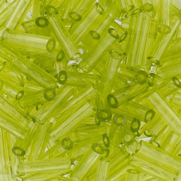 Бисер стеклярус Zlatka 100 г (10х10 г), №0004 салатовый GG