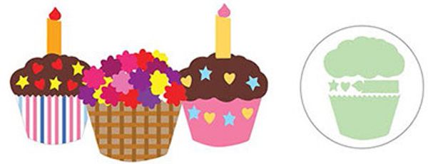 Фигурный дырокол 6.3 см, MPB-63 08 Торт, Mr.Painter MPB-63