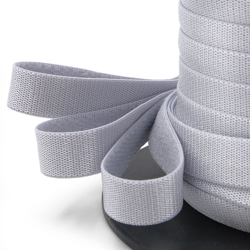 Резинка бельевая (бретелечная) 12.0 мм / 50 метров, св.серый, (ML200.012/1)