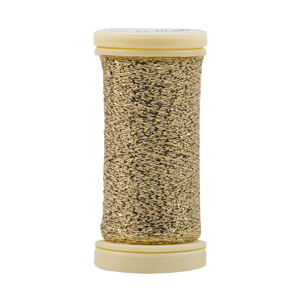 Мулине Gamma металлик M 5 мотков по 50 метров, M-107 золотистый, Gamma BRILL