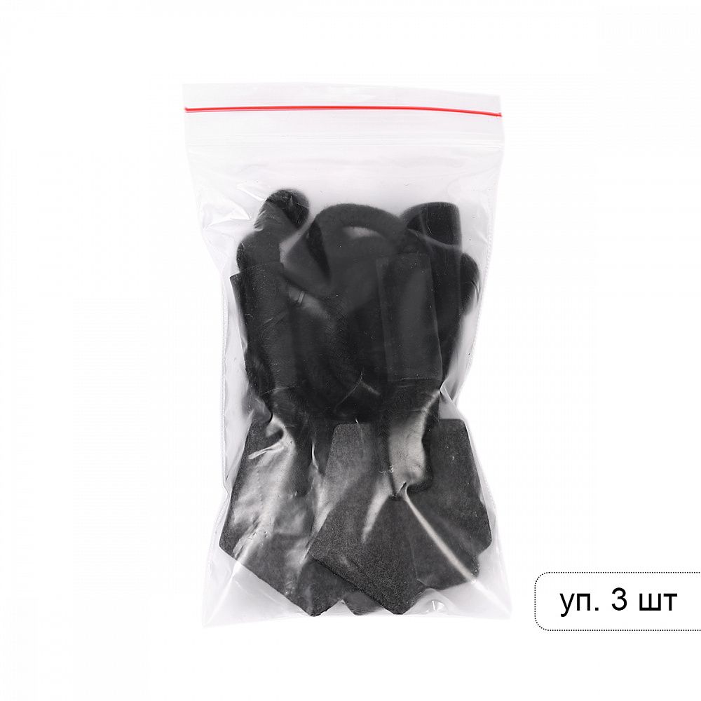 Клевант экокожа 190 мм C-KLV01 цв.черный, 3 шт