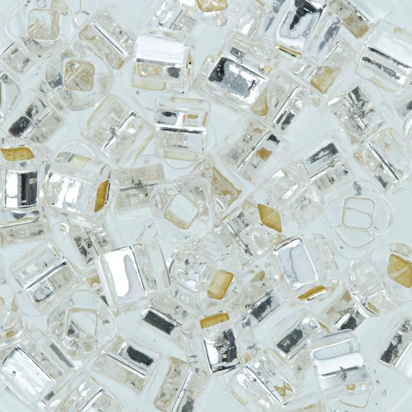Бисер Toho Cube 3 мм, 500 г, 0021 серебристый