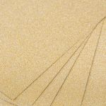 Бумага цветная глиттерная 250 г/м², А4, 21х29.7 см, 10 шт, 02-золото (gold), Vista-Artista GLIT-A4