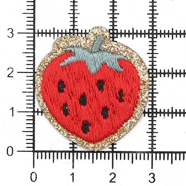 Термоаппликация Клубничка, 2.8см, Hobby&Pro