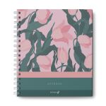 Артбук (скетчбук), матовая ламинация, блок белый, 100 г/м², 23.9х20.5 см, на гребне 80 л., 2 шт, Язык цветов 000628, Светоч 80АРТ-006