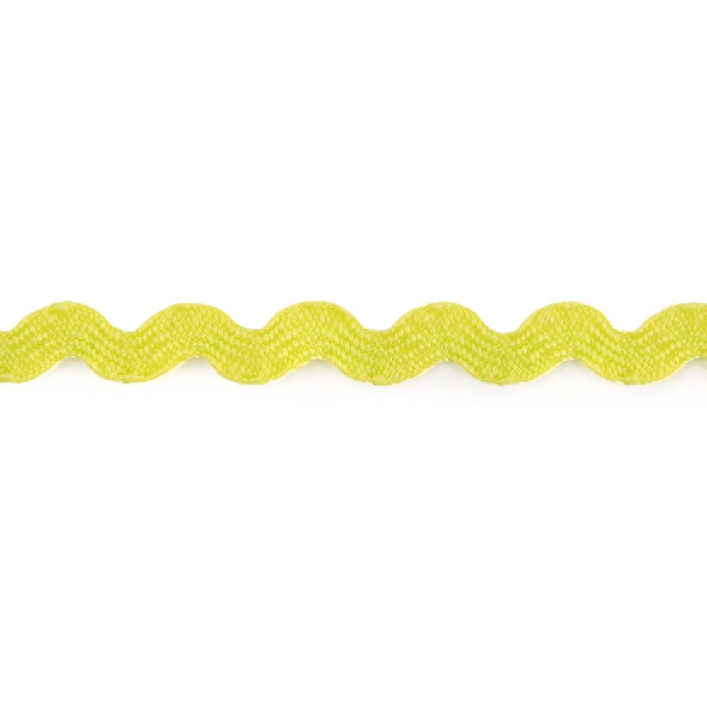 Тесьма отделочная зигзаг 5 мм, 20 м, рис. 6892, салатовый, Blitz С3582Г17