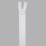 Молния трактор Arta Т6 (6 мм) 2 зам., разъем., 100 см, цв. 001 белый, уп.5 шт