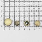 Кнопка Дельта (O-образная) ⌀15/12 мм, ≈72 шт, МЕТАЛЛ, антик, NEW STAR