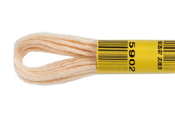 Мулине ПНК им.Кирова цв.5902 бежевый, Россия, 24 мотка по 8 метров