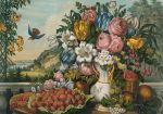 Пазл 1000 элементов, Мировые шедевры искусства, Пейзаж – Фрукты и Цветы, Фрэнсис Флора Бонд Палмер, MET-PZL-1000/04, Фрея