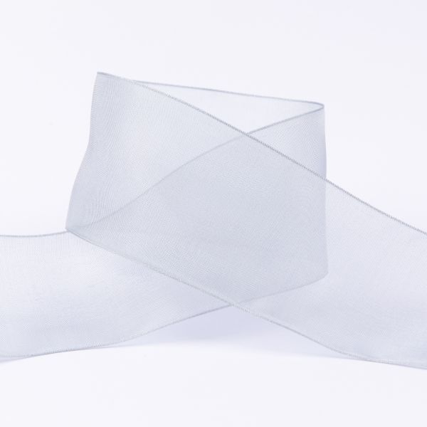 Лента капроновая (органза) 50.0 мм / 5 шт по 5.4 метра, 116 св.серый, Blitz OR-50