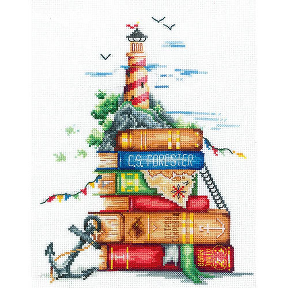 Набор для вышивания нитками Сделай своими руками, Морские истории 18х22см