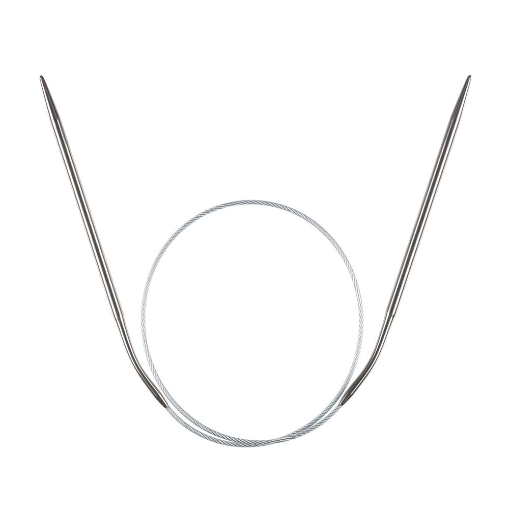 Спицы круговые металл ⌀3.5 мм, 50 см, 1 шт, с металлической леской, Gamma MKJ