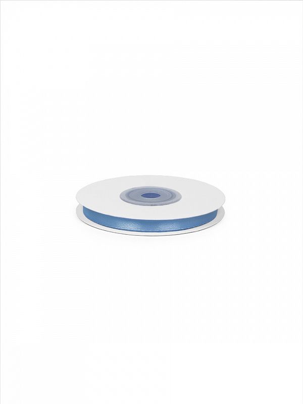 Лента атласная 1-сторонняя 6.0 мм / 22.5±1 метра, 3103 ярк.голубой, Magic4Hobby