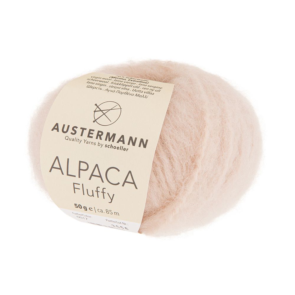 Пряжа Austermann (Аустерманн) Alpaca Fluffy / уп.10 мот. по 50 г, 85 м, 12016