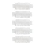 Нитки 40 ХБ 100% хлопок 164 я 150 м, 5 шт, белый