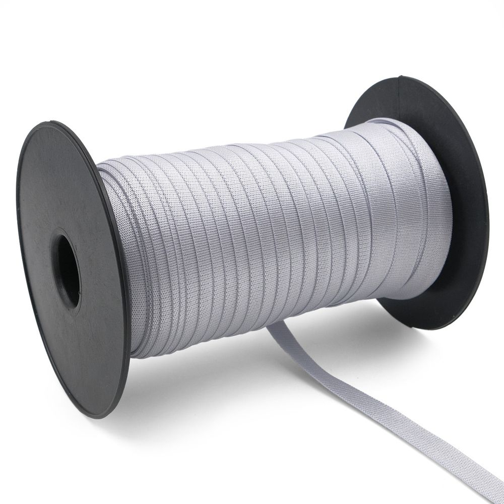 Резинка бельевая (бретелечная) 12.0 мм / 50 метров, св.серый, (ML200.012/1)