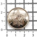 Пуговицы на ножке 40L, G, 72 шт