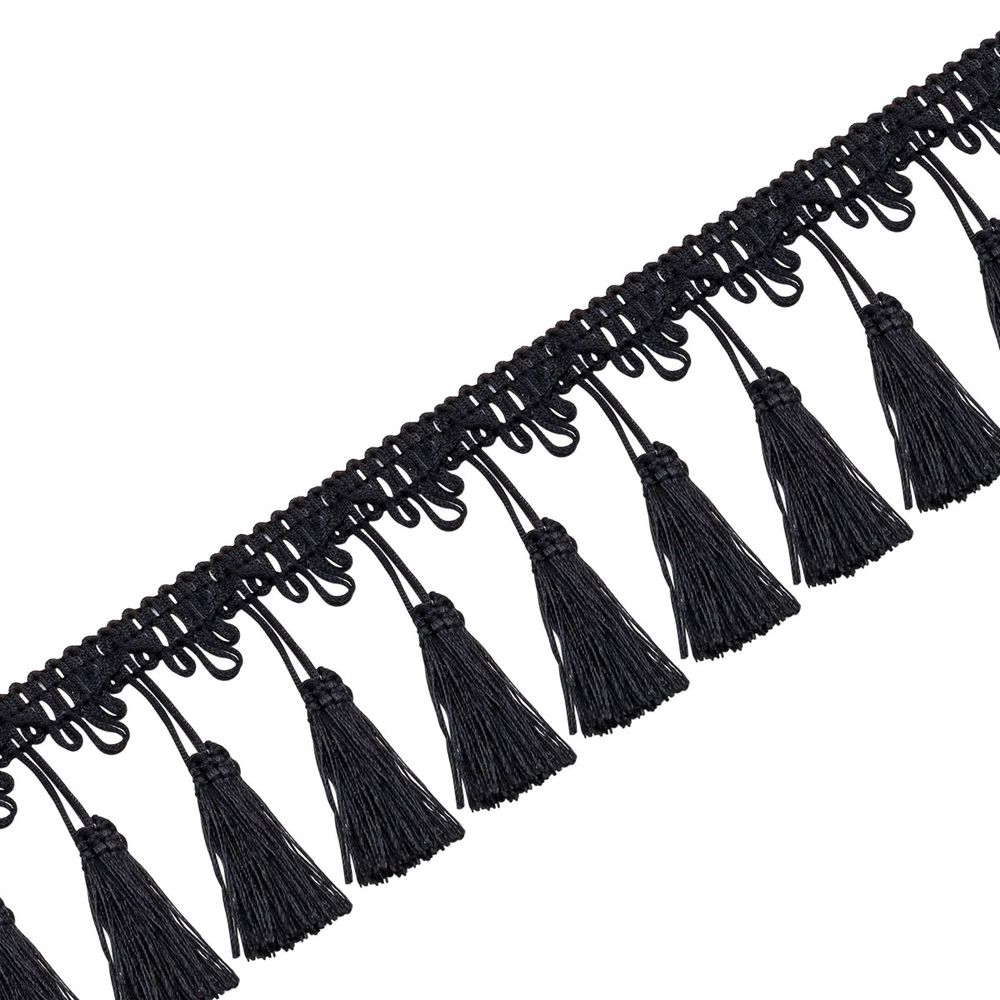 Бахрома отделочная 115.0 мм / 10 метров, с кистями, (115), 878