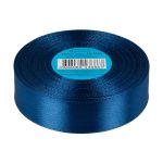 Лента атласная 1-сторонняя 25.0 мм / 33±2 метра, 095 синий, Gamma
