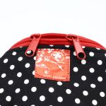 Футляр для пряжи, Prym Полька дот черно-белый, 14,5х21,5 см