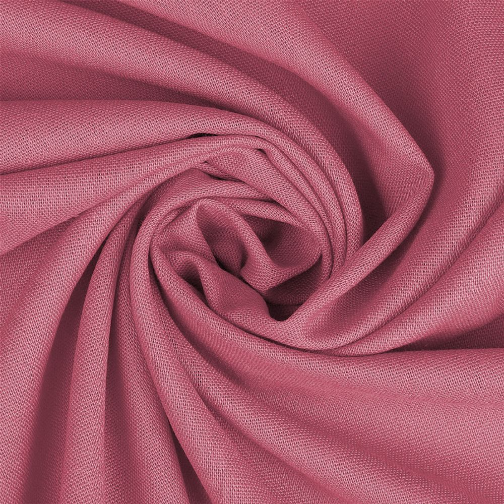 Льнаная ткань 200 г/м², в нарезке, 140 см, в нарезке,Li.1009.13 цв.13 св.розовый, 5 метров