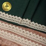 Кружево вязаное (тесьма) 30 мм, цв.01 натуральный, уп. 25 м, Kruzhevo