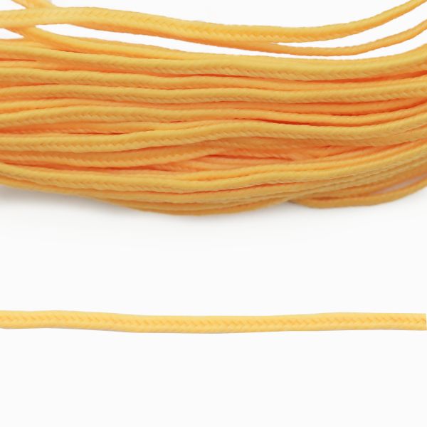 Шнур сутажный ⌀2.0 мм / 20 метров, рис.5339, 2 желтый