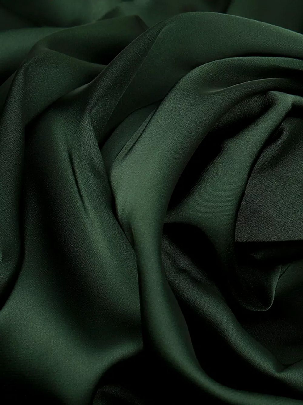 Шелк Армани 90 г/м², 150 см / 2 метра, арт.Arm-133-2 цв.133 т.зеленый