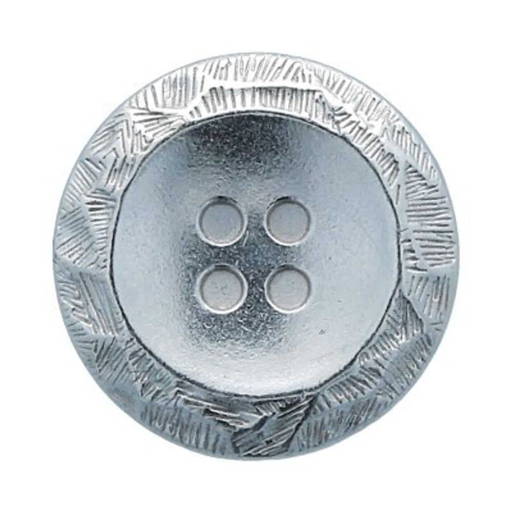 Пуговицы на ножке металл 18 мм, 24 шт, 04 никель, Gamma MB 0178