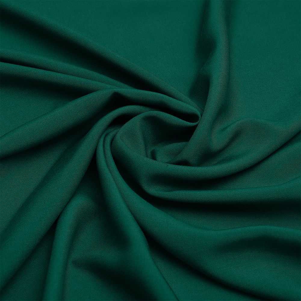 Штапель 110 г/м², 145 см / 2 метра, TBY-Vi-30-26.2, цв.26 т.зеленый