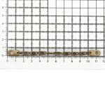 Вешалка-цепочка для одежды 110х5 мм, металл, бронза, 10 шт, ГДЖ1517