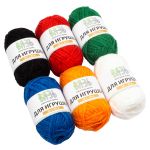 Пряжа Вязь Для игрушек / уп. 6 мот. по 10 г, 35 м, ассорти №2 Яркий микс