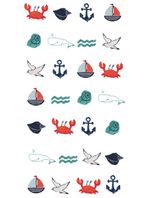 Набор для вышивания нитками Panna, Живая картина. Паттерн. Морской, 18х30 см