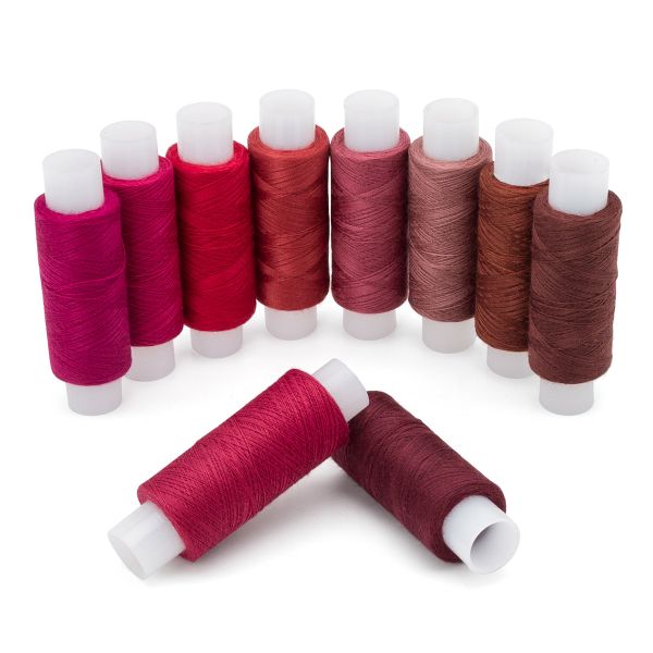 Швейные нитки (набор) 50/2, 200м, ассорти №135, 10 кат., Astra&Craft