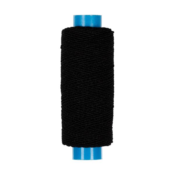 Нитки спандекс ⌀0.6 мм, набор 10 катушек по 25 метров, черный, Gamma ET-10