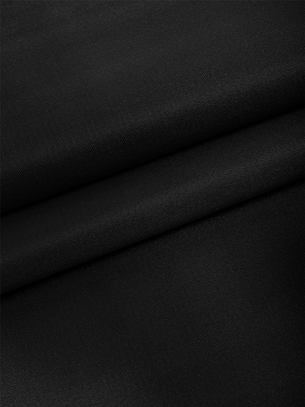 Атлас-сатин 67 г/м², 150 см / 10 метров, AS.18, чёрный